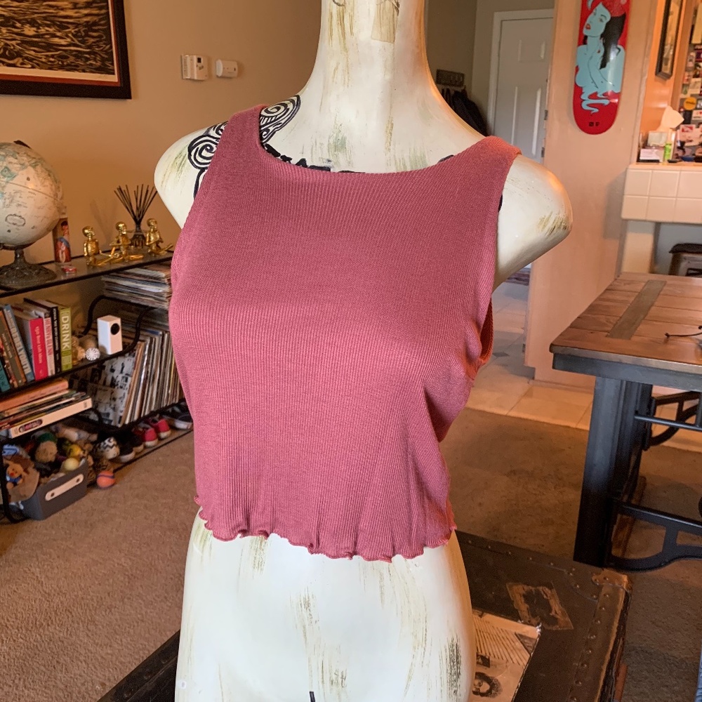 LUCYLOVE Mauve Tank, Double Layer, M